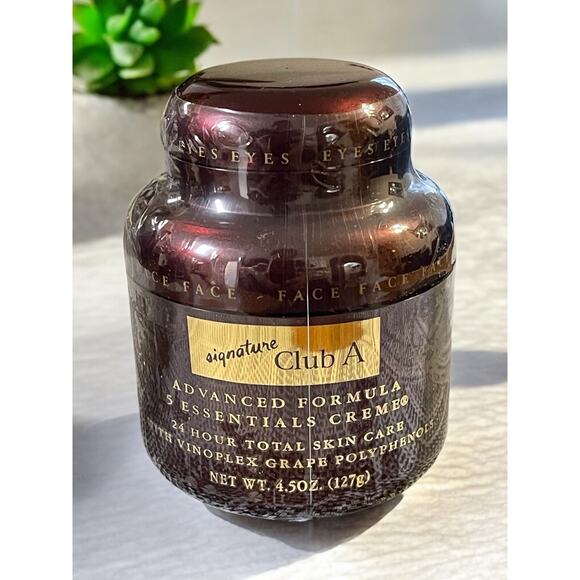 SIGNATURE CLUB A Advanced Formula 5 Essential Creme 24 Hr. Skin Care 4.5 oz. NEW - Picture 1 of 3